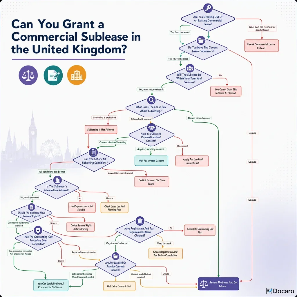 Can You Grant a Commercial Sublease in the United Kingdom?