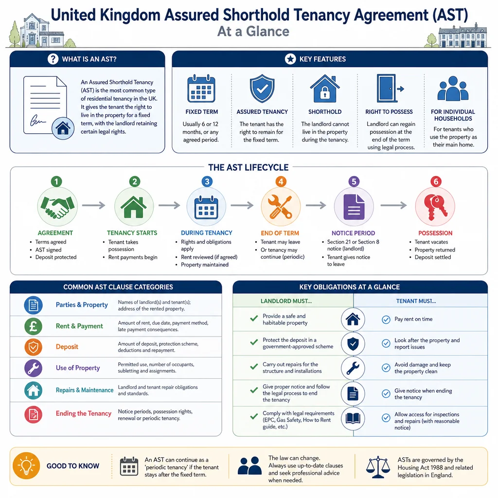 Assured Shorthold Tenancy Agreement Clause Library