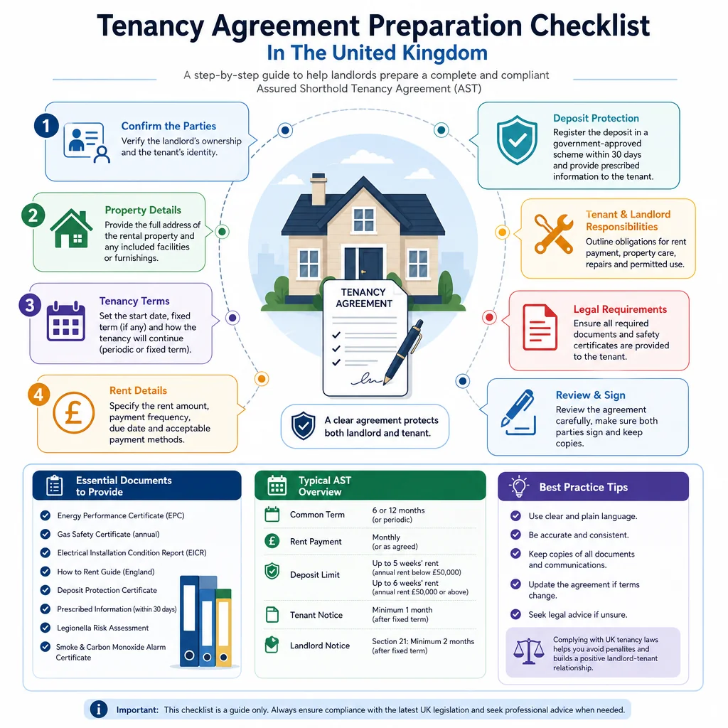 Tenancy Agreement Preparation Checklist