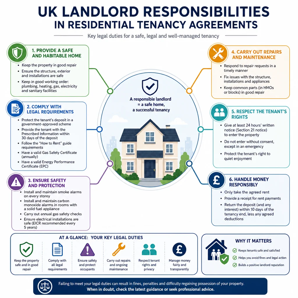 Landlord Responsibilities in Residential Tenancy Agreements
