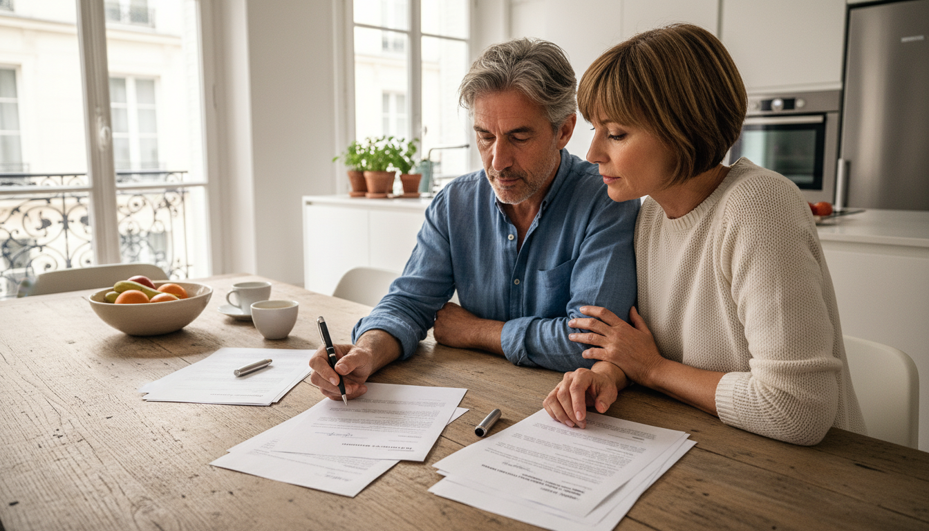 Signing a lease renewal contract