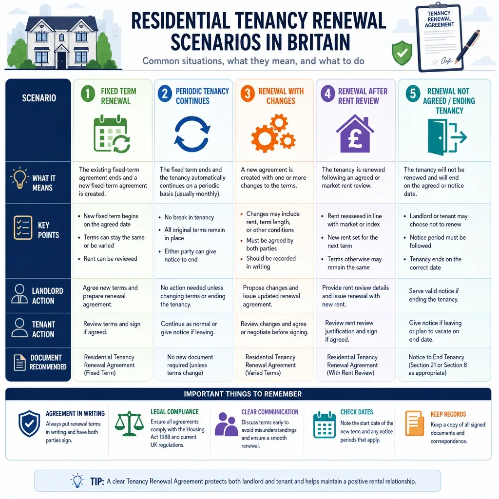 Residential Tenancy Renewal Scenarios