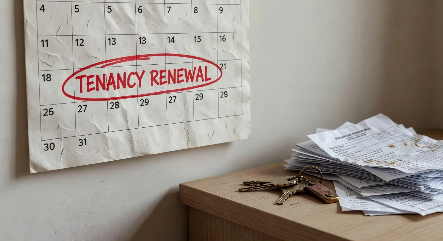 Calendar marking renewal date