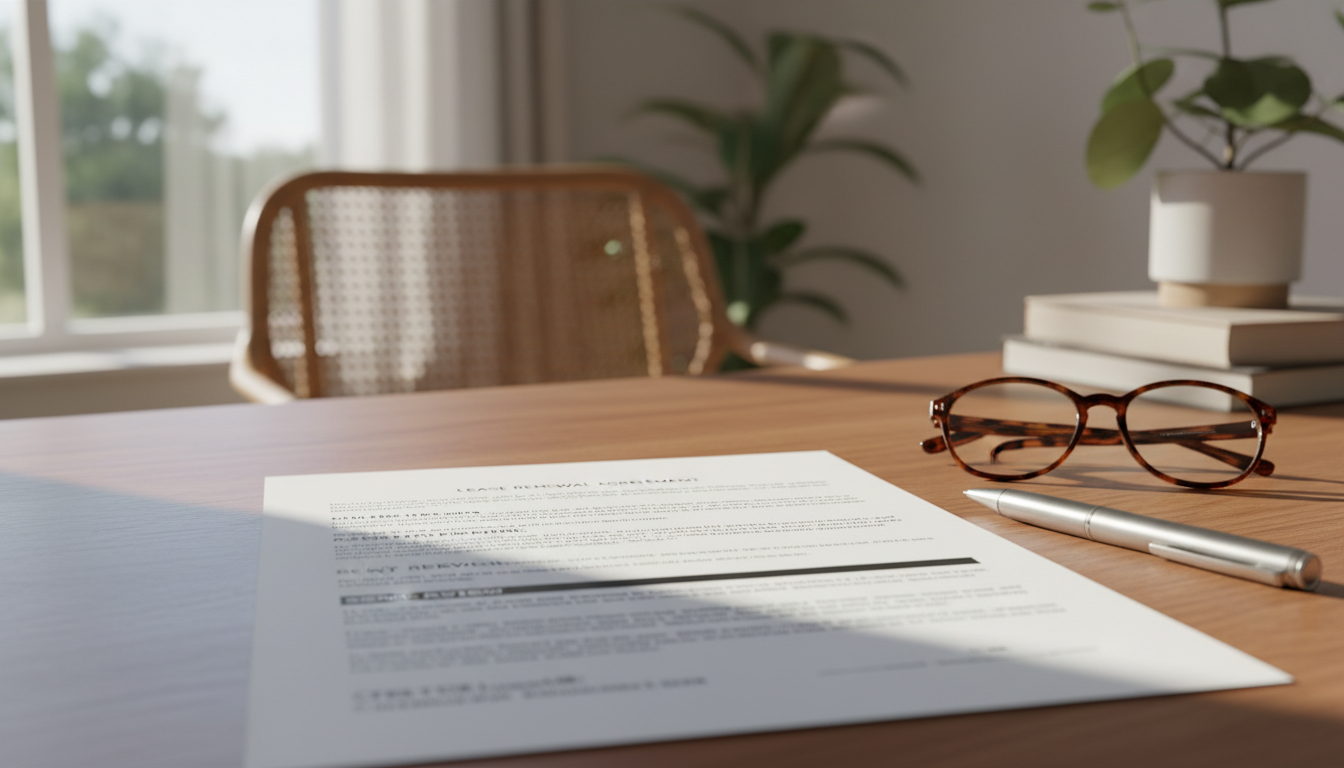 Australian family home lease document