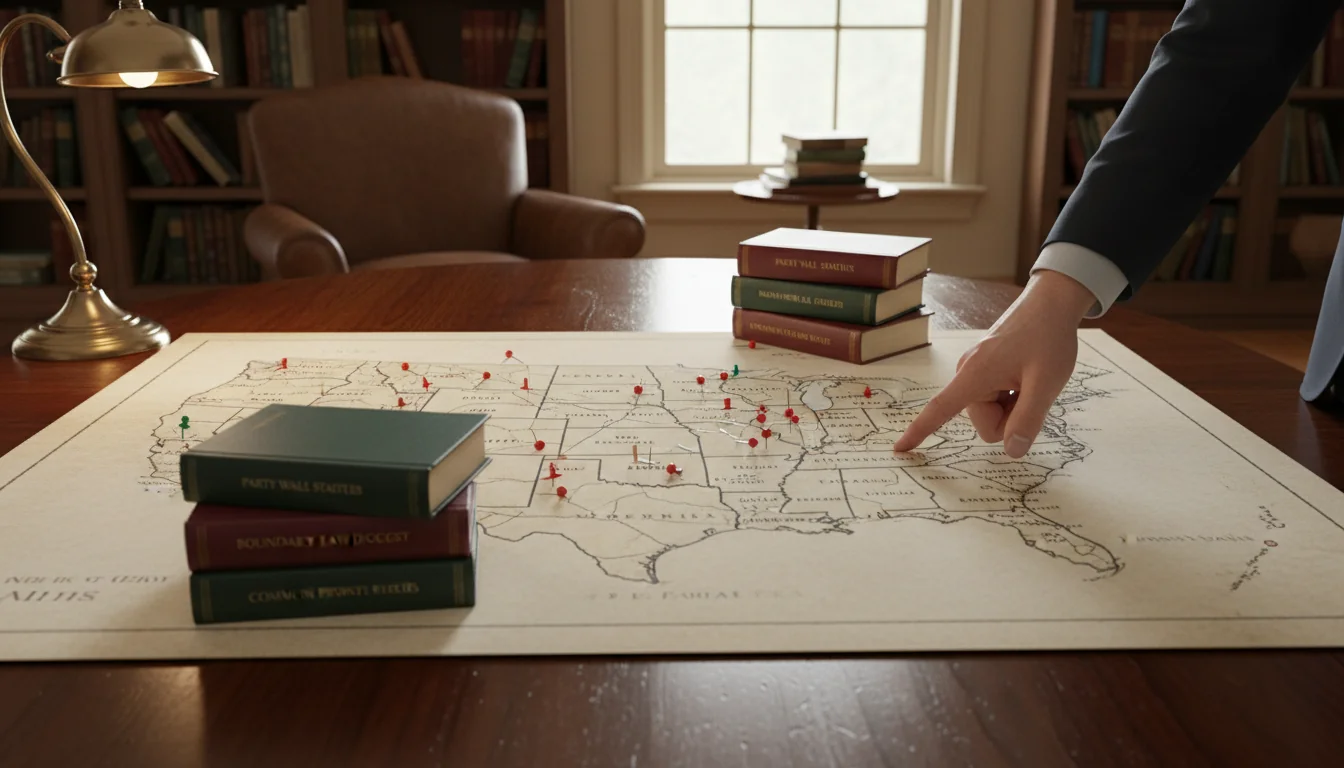 US map highlighting state laws