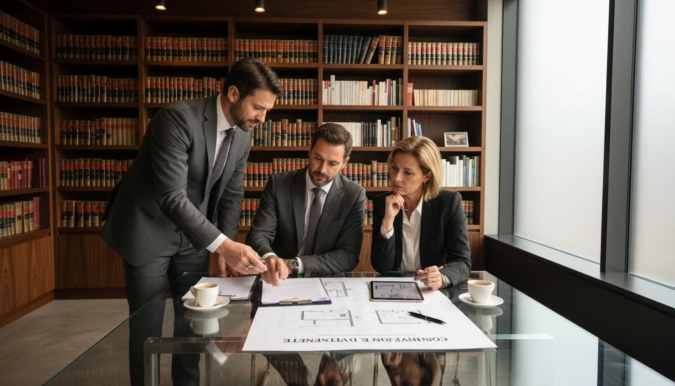 Legal consultation on shared walls