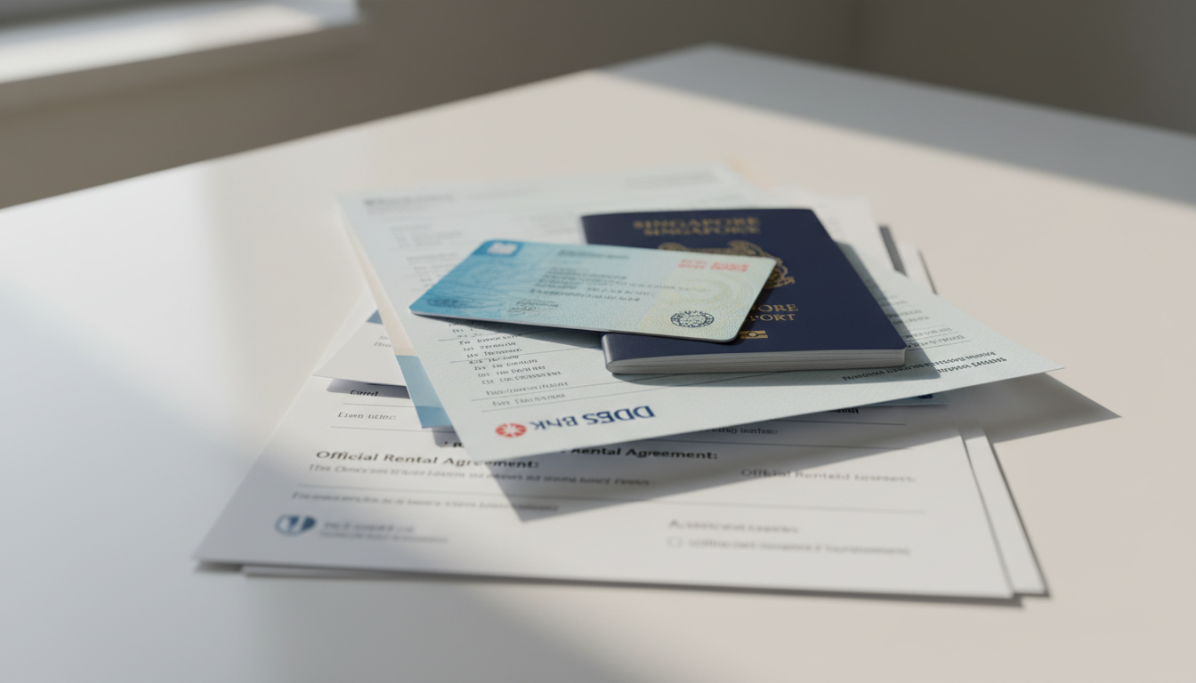 Stack of required tenancy documents