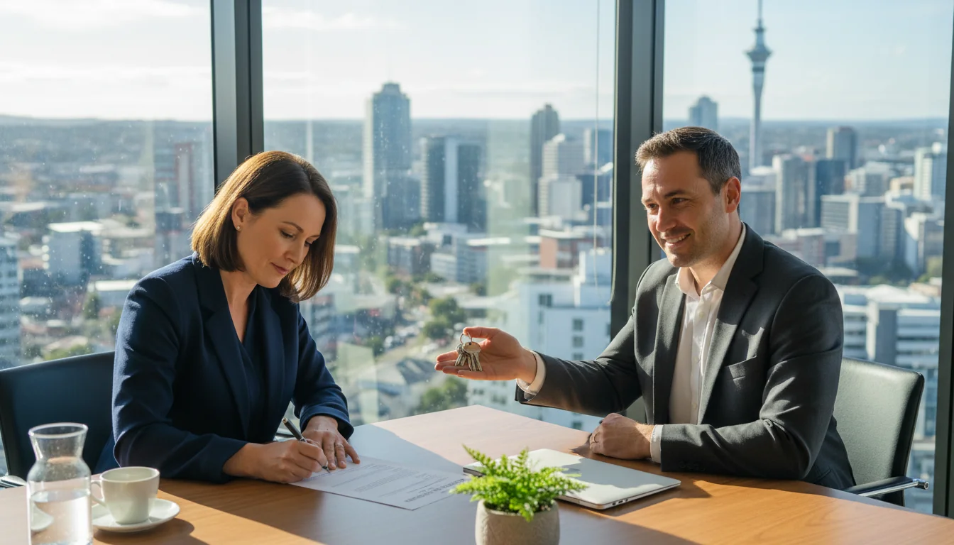 Signing tenancy agreement