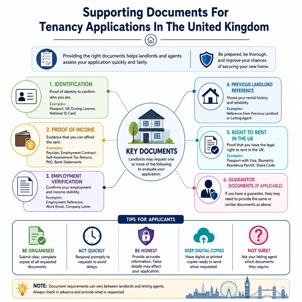 Supporting Documents for Tenancy Applications