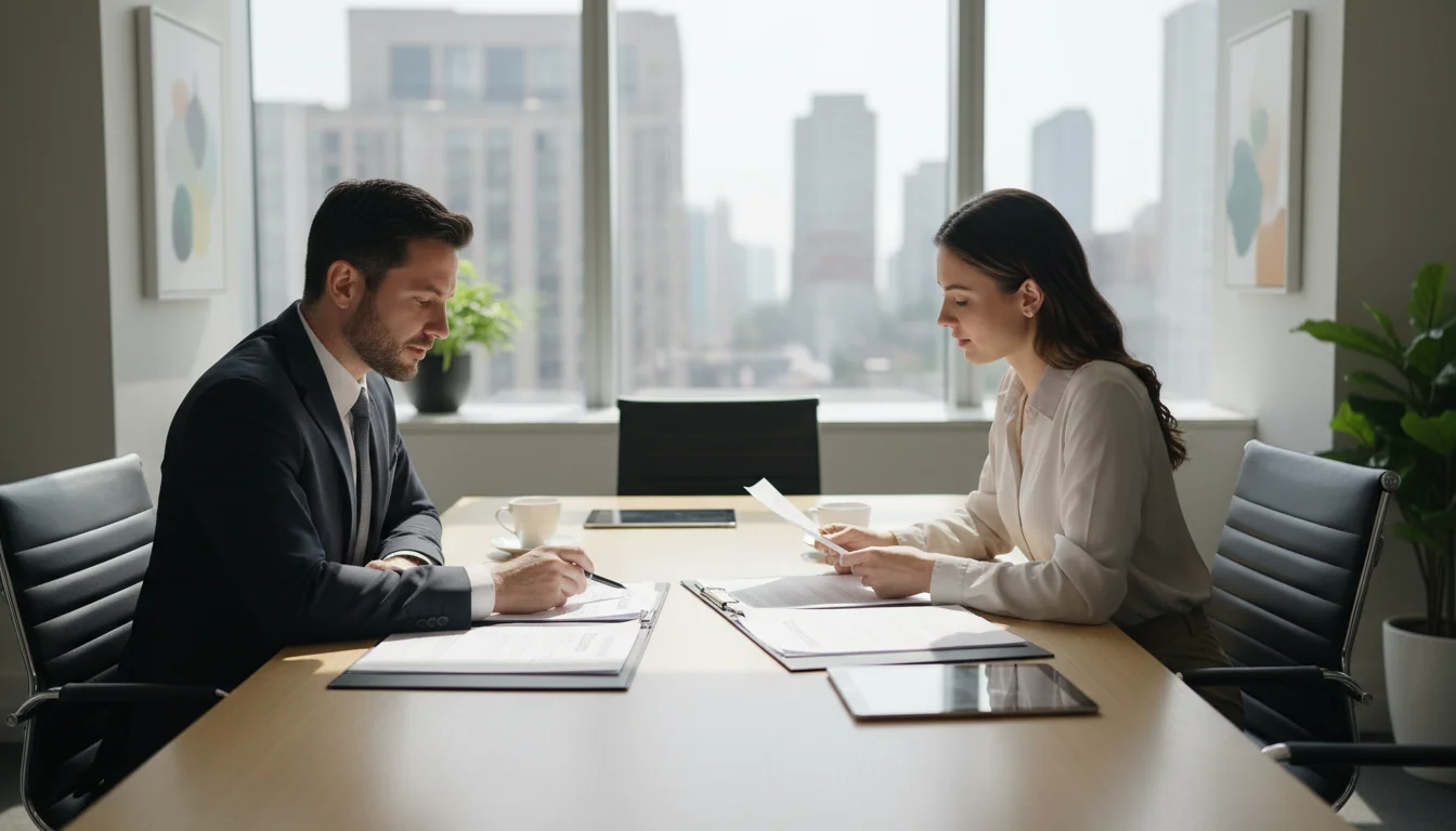 Reviewing rental application papers