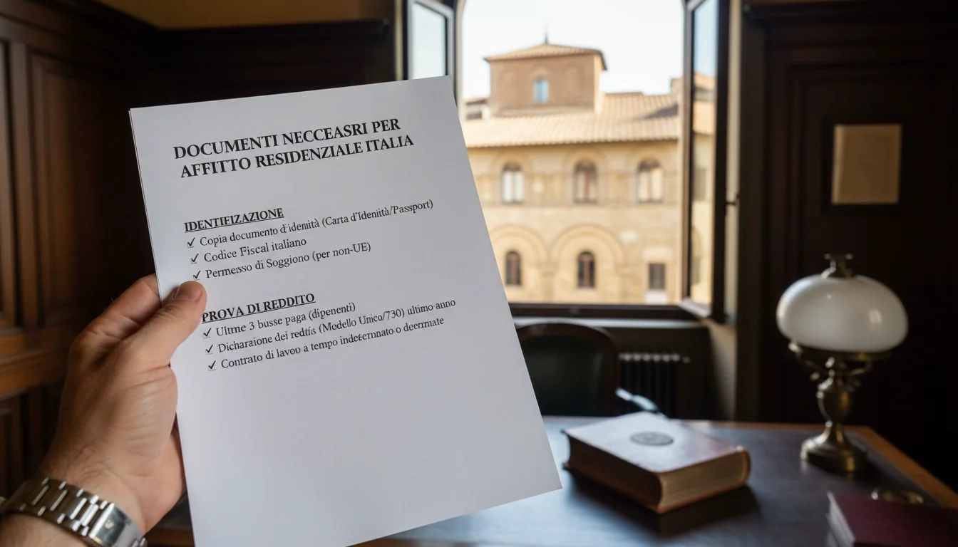 Checklist for Italian tenancy laws