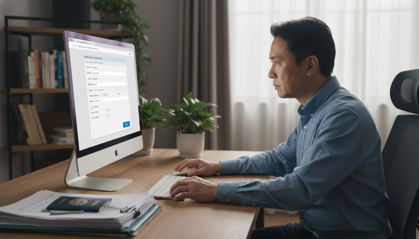 Submitting lease application online