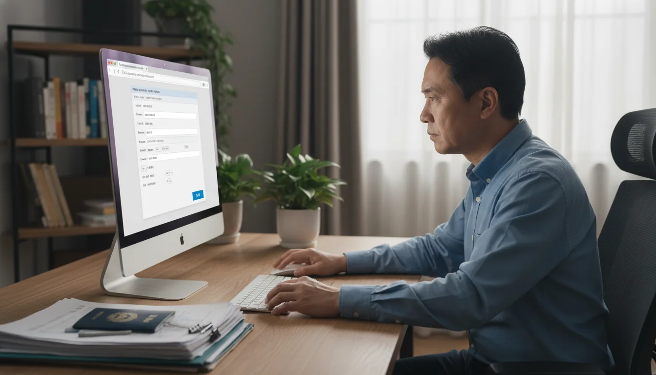 Submitting lease application online