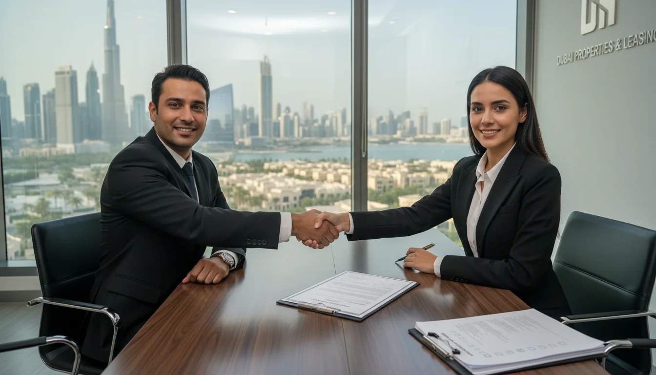 UAE rental agreement signing by adults