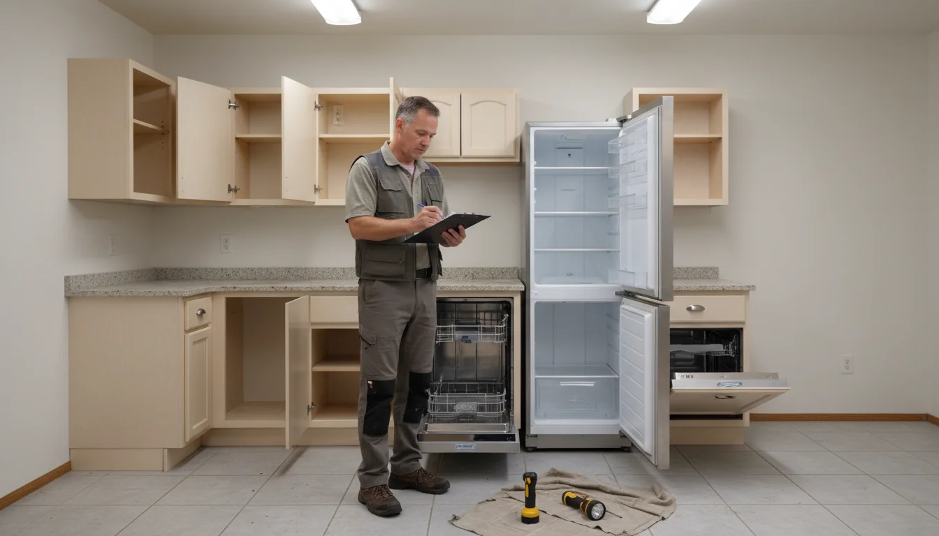 Inspector noting issues on clipboard