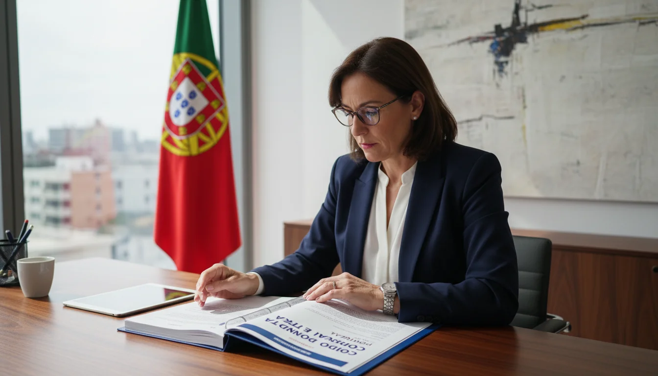 Corporate ethics code document