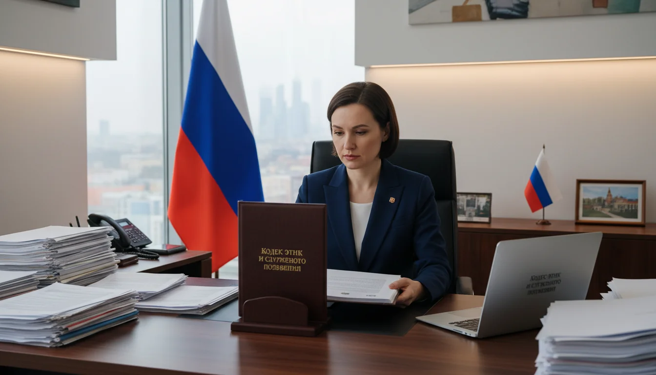 Russian corporate ethics code document.