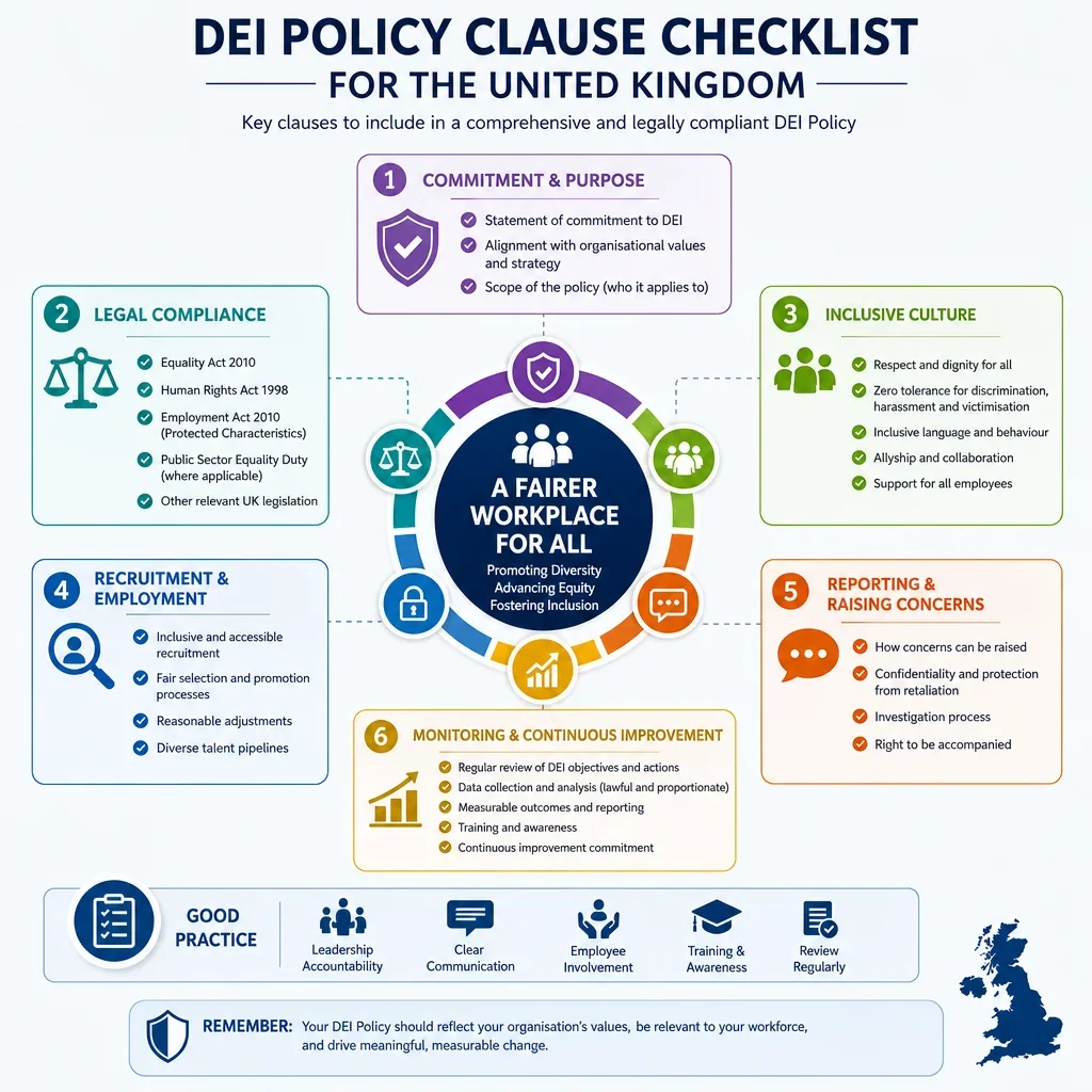 DEI Policy Clause Checklist