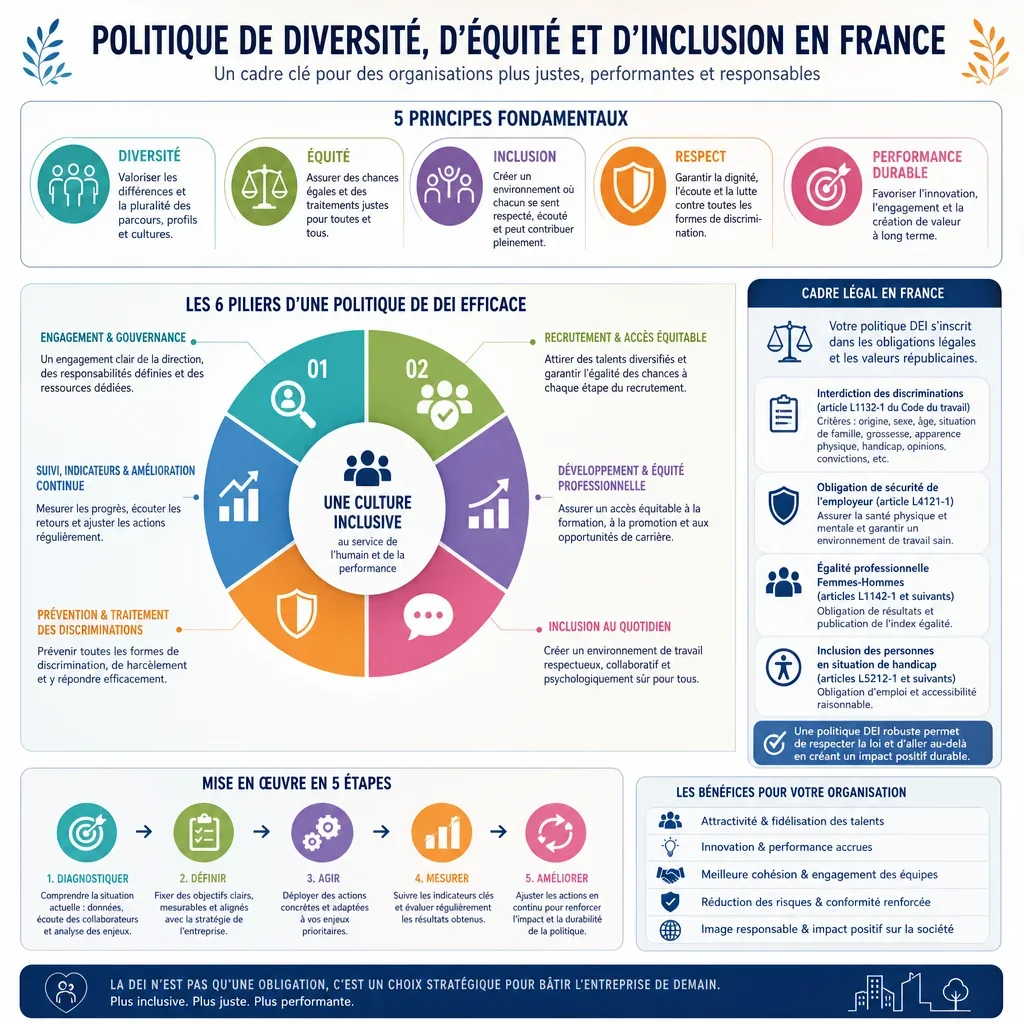 Clauses types pour une politique de diversité, d’équité et d’inclusion