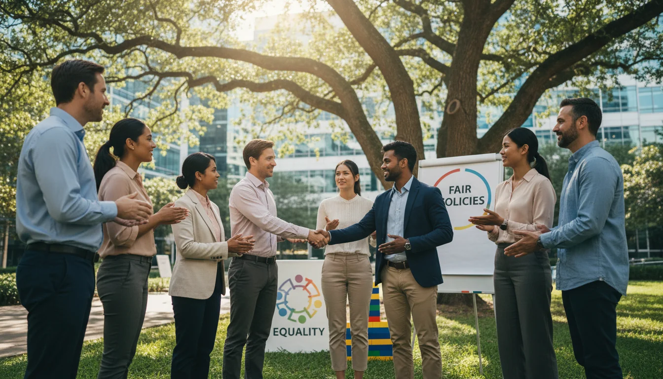 Team building for workplace equity