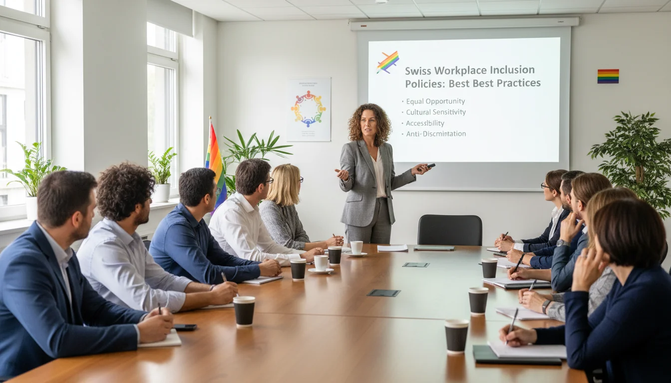 Training session on workplace diversity policies