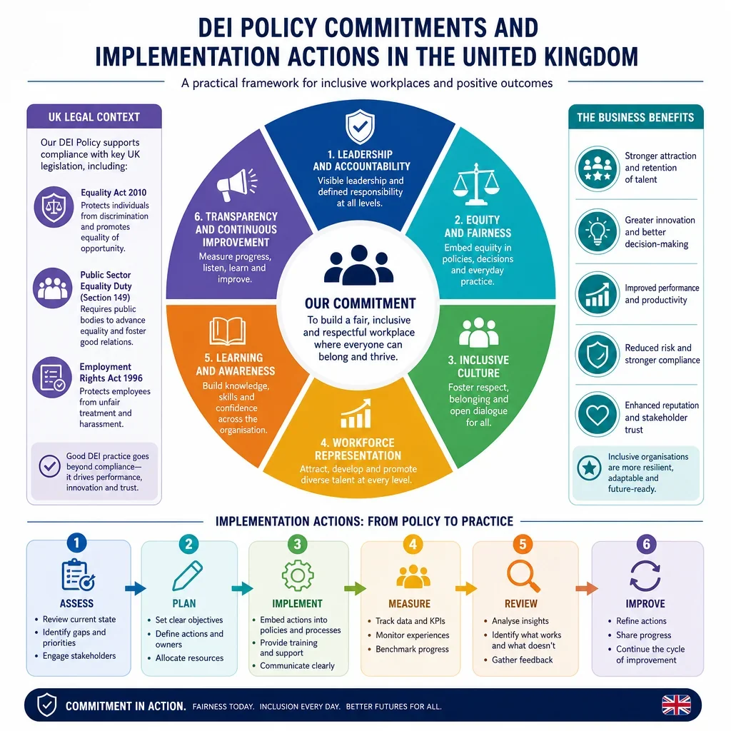 DEI Policy Commitments and Implementation Actions