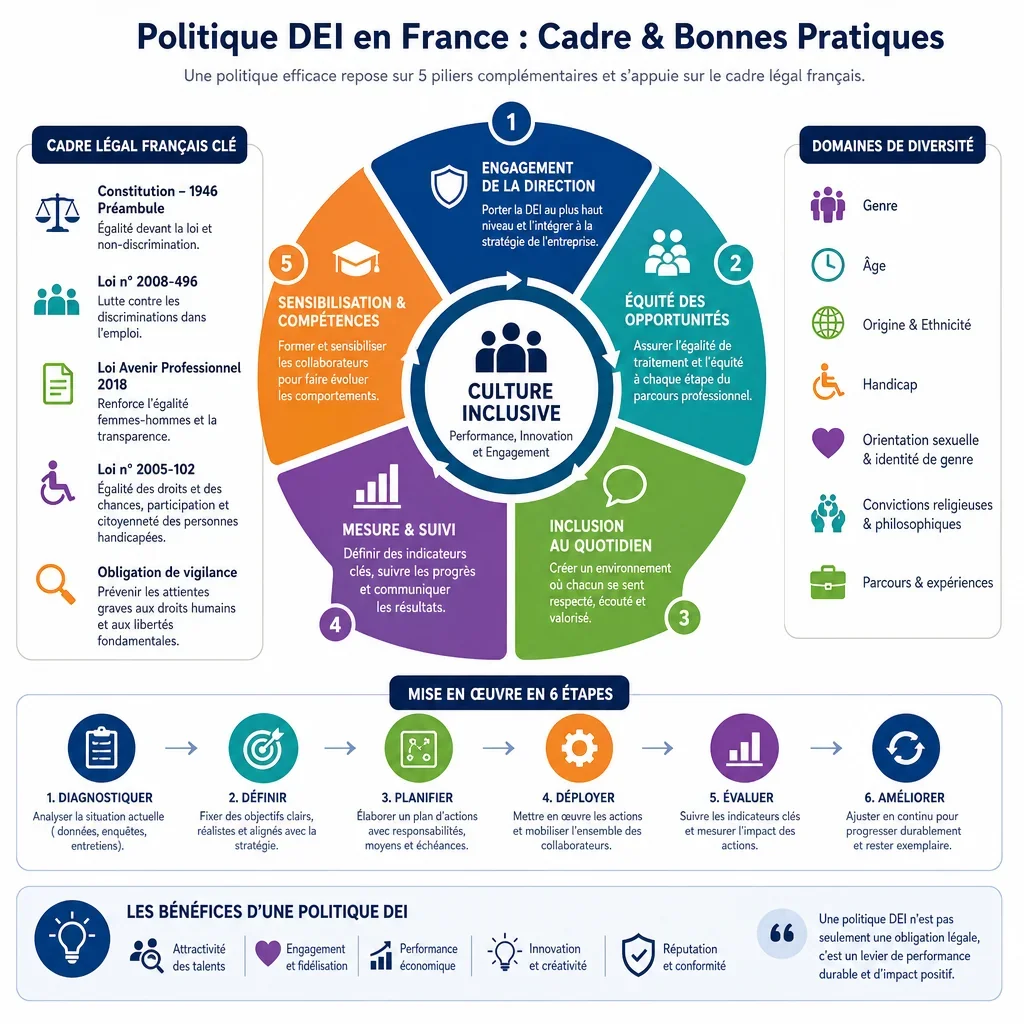 Références françaises utiles pour une politique DEI