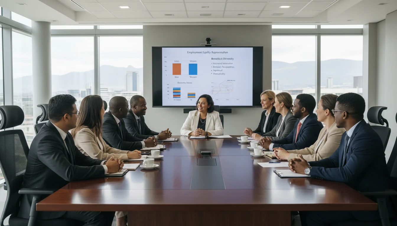 Balanced workforce in inclusive workplace