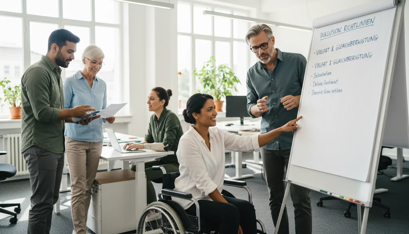 Inclusive workplace team collaboration