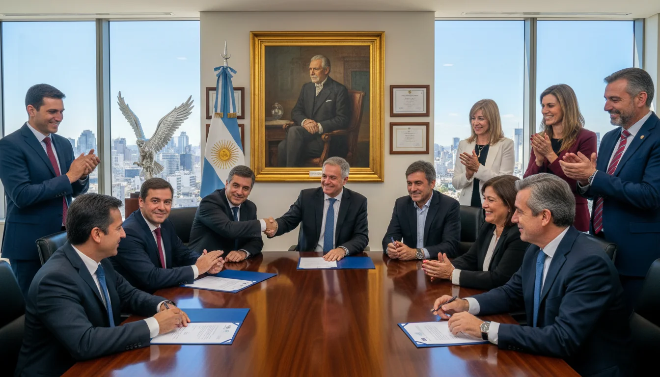 Corporate DEI policy signing ceremony