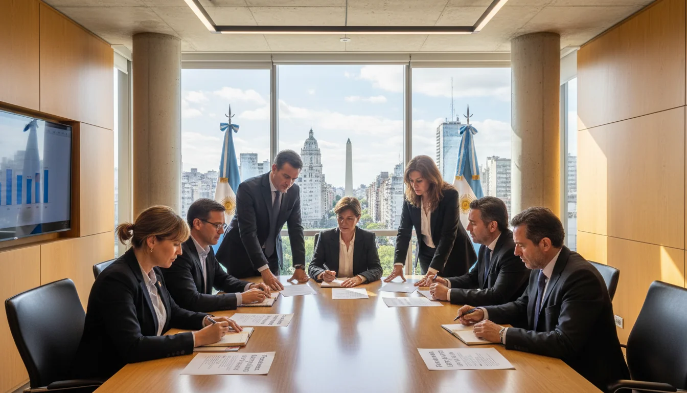 Diverse professionals reviewing DEI documents