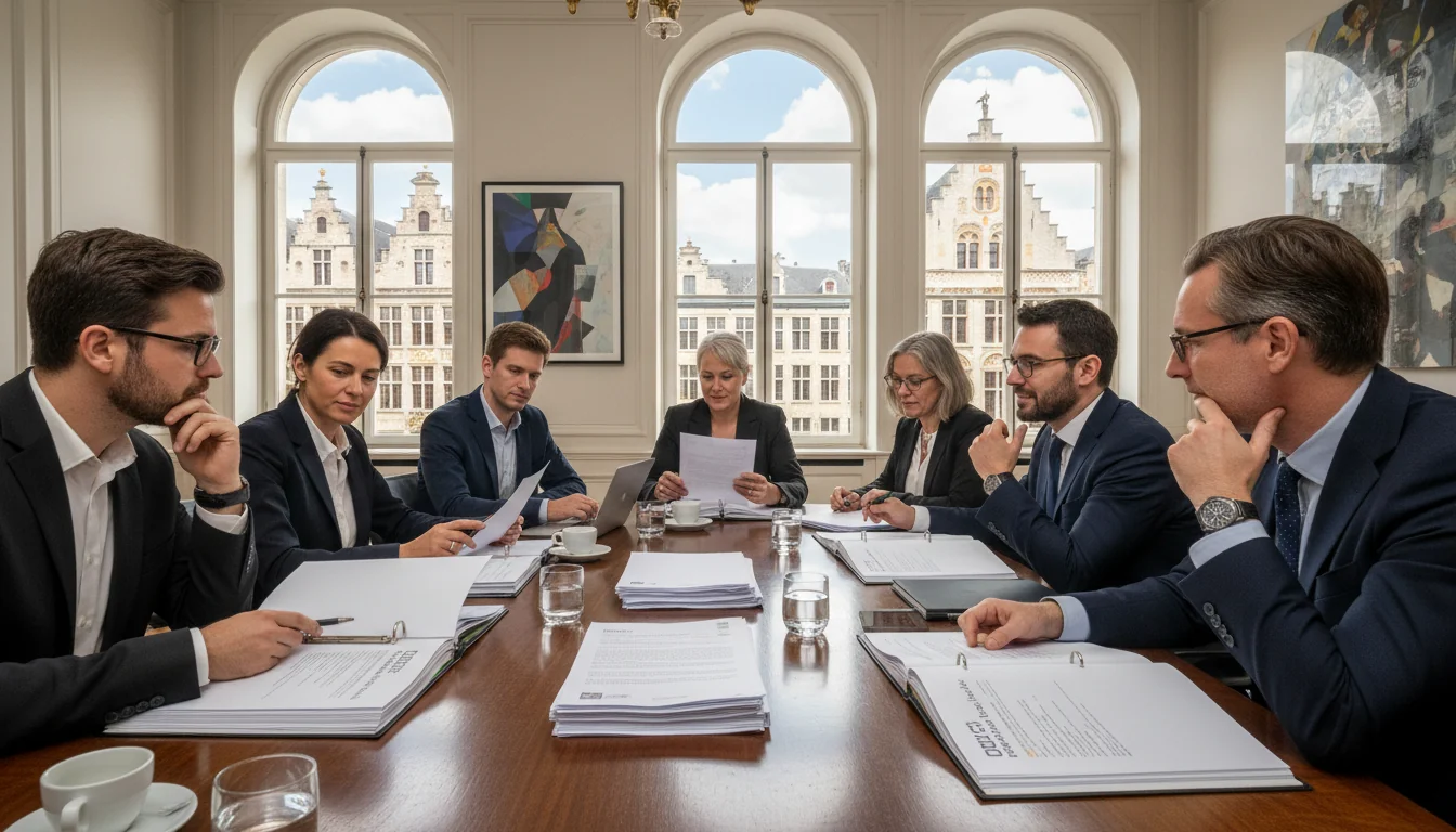 Inclusive meeting in Belgian boardroom