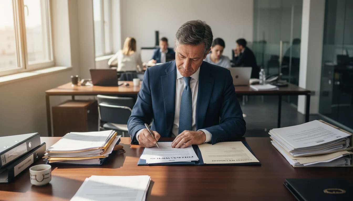 Corporate agile policy document signing