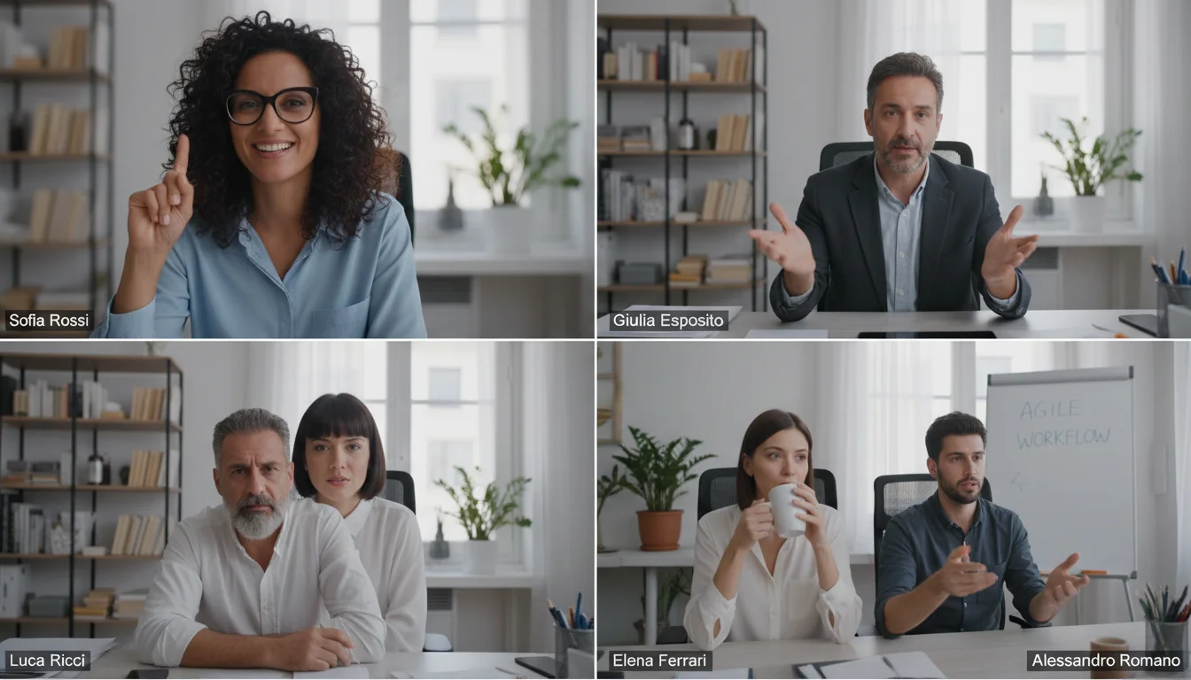 Flexible work meeting in Italy