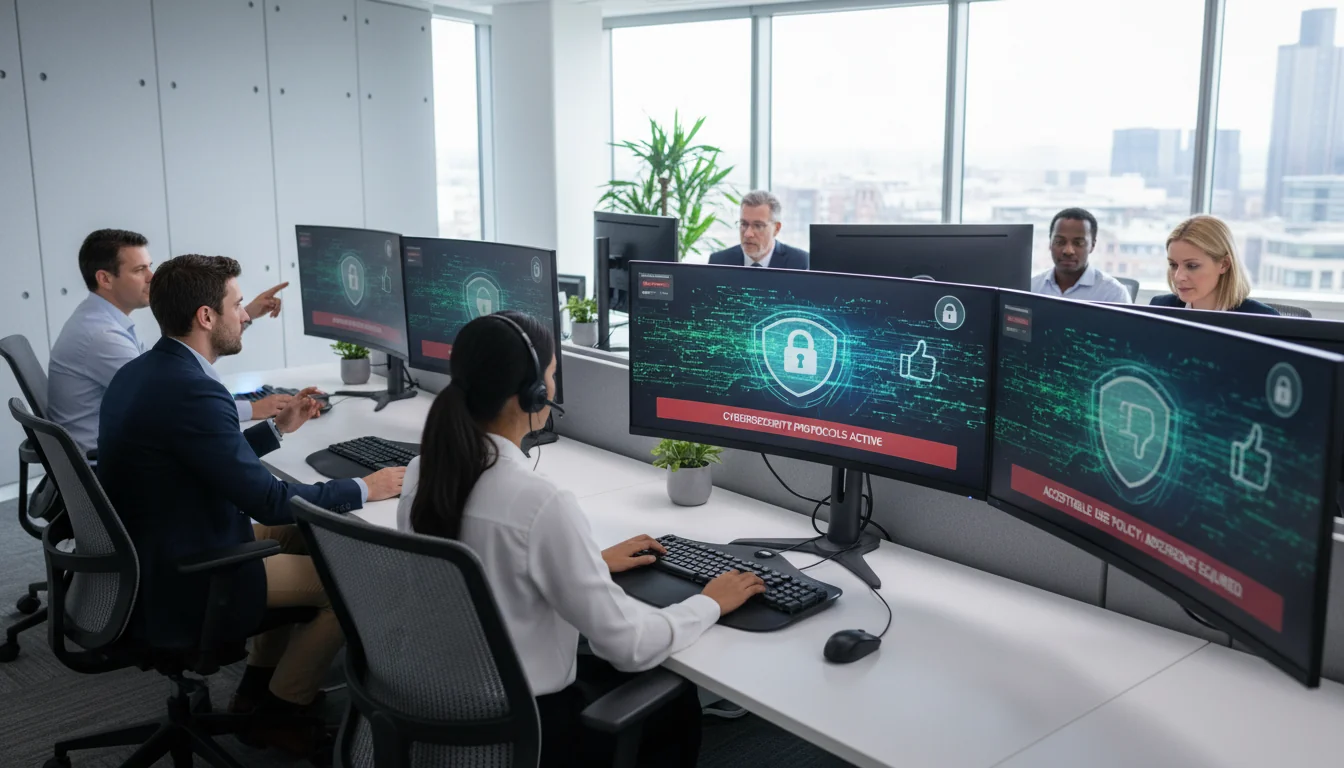 Secure data compliance in office environment