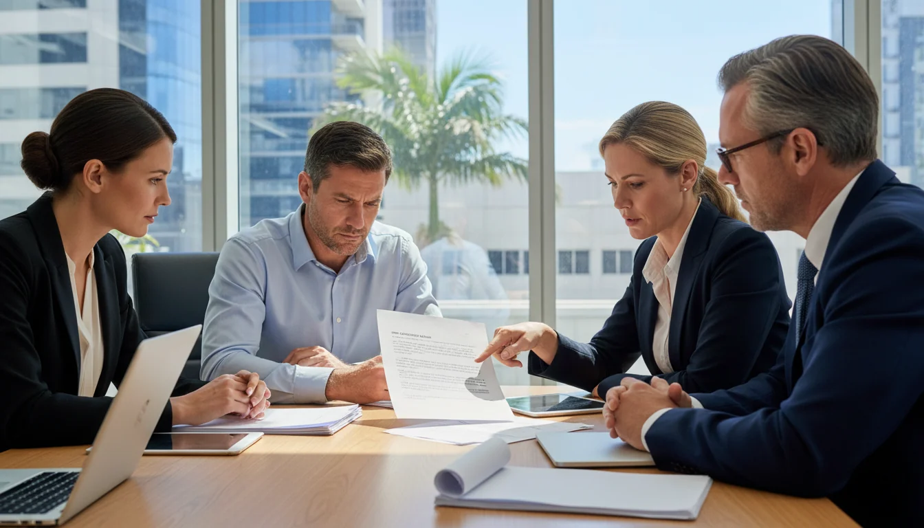 Team discussing acceptable use guidelines