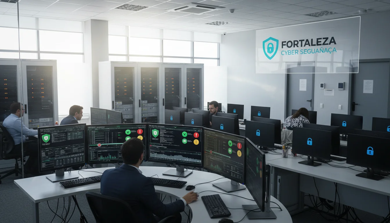 Secure computer network in office