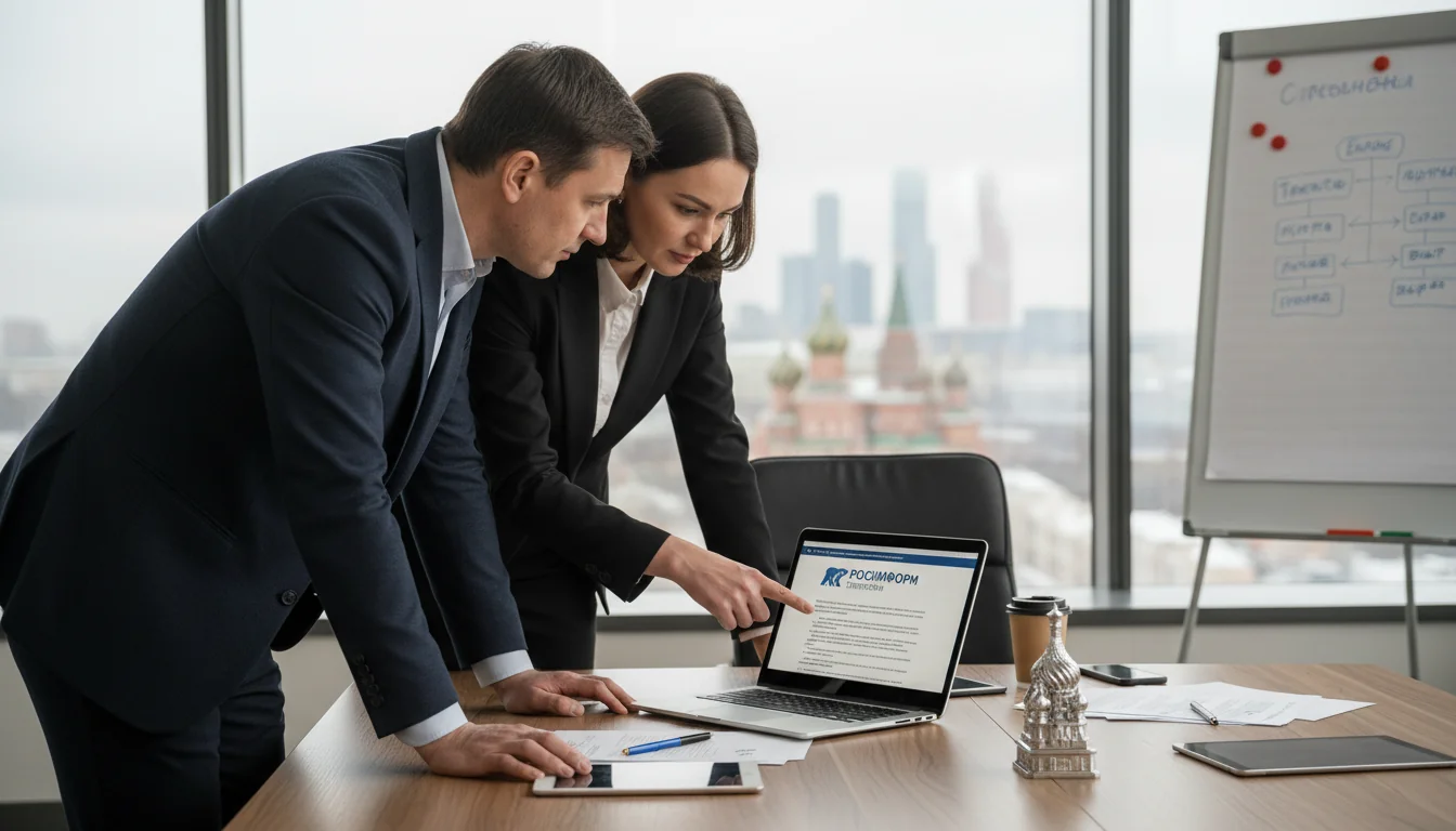 Team reviewing IT usage guidelines