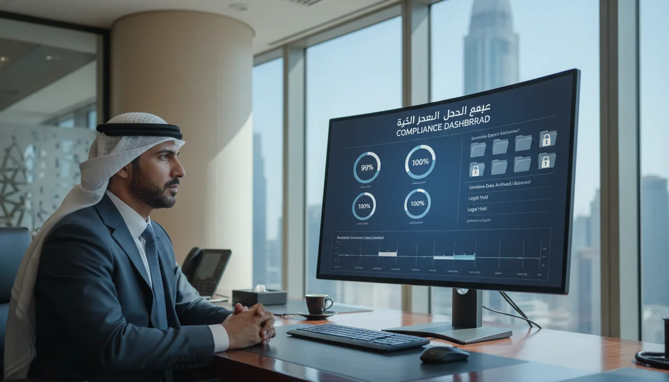 Digital data compliance dashboard
