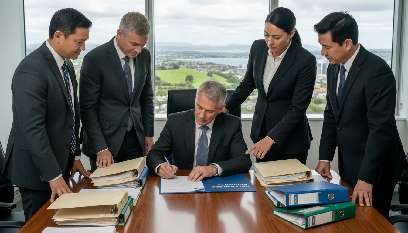 Signing records management policy.