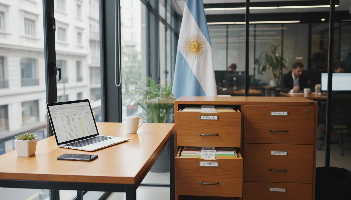 Argentine corporate filing cabinet.