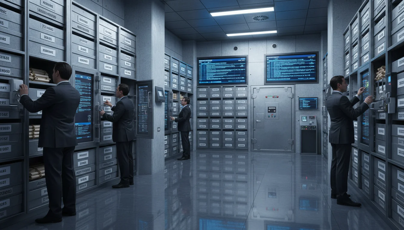 Secure records management vault