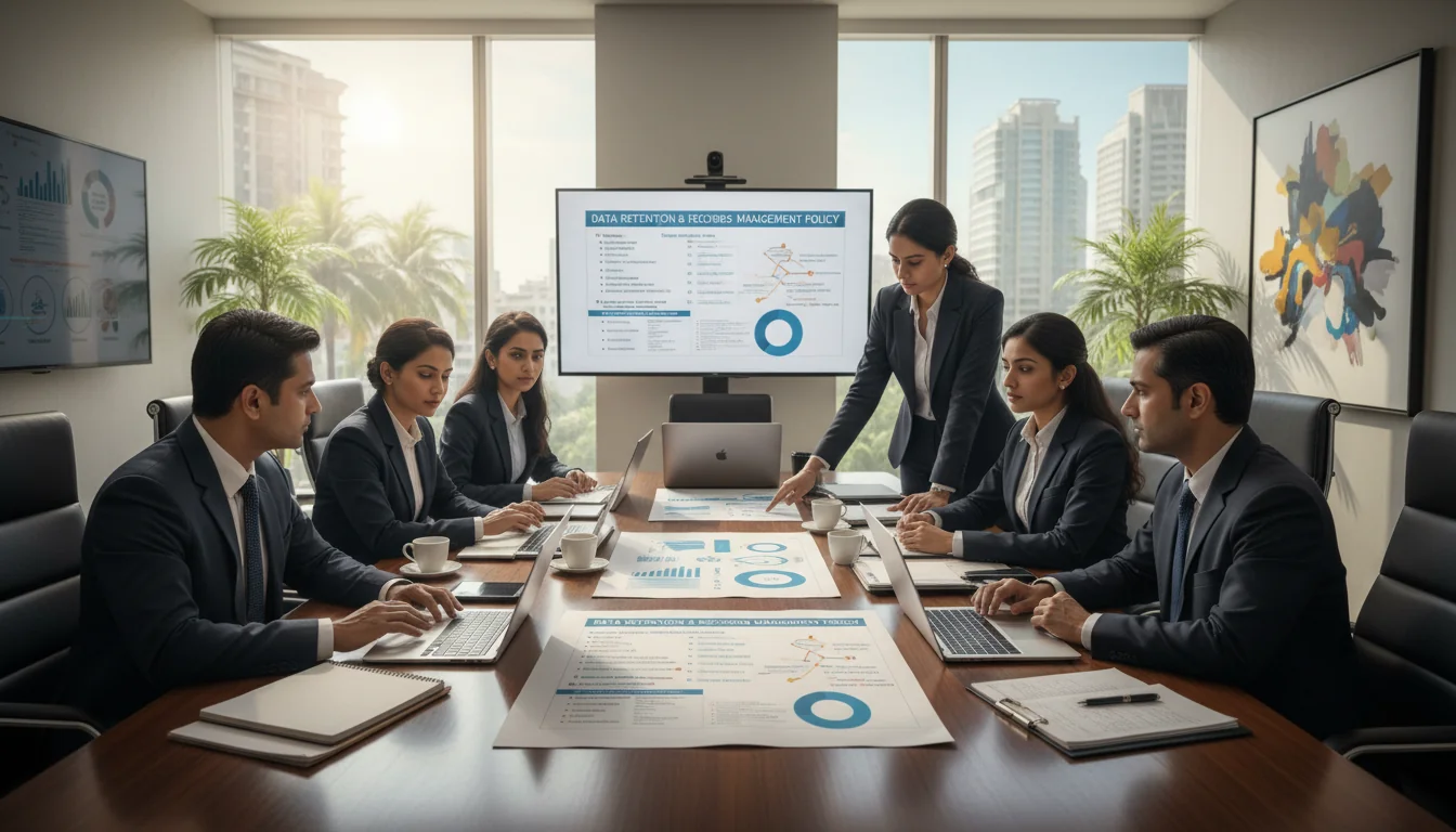 Data retention policy meeting.