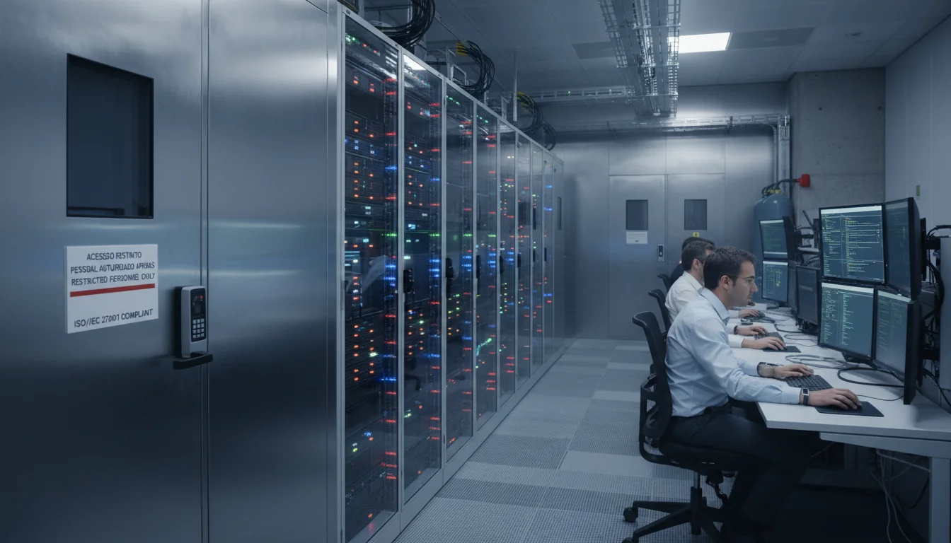 Secure server room for record management