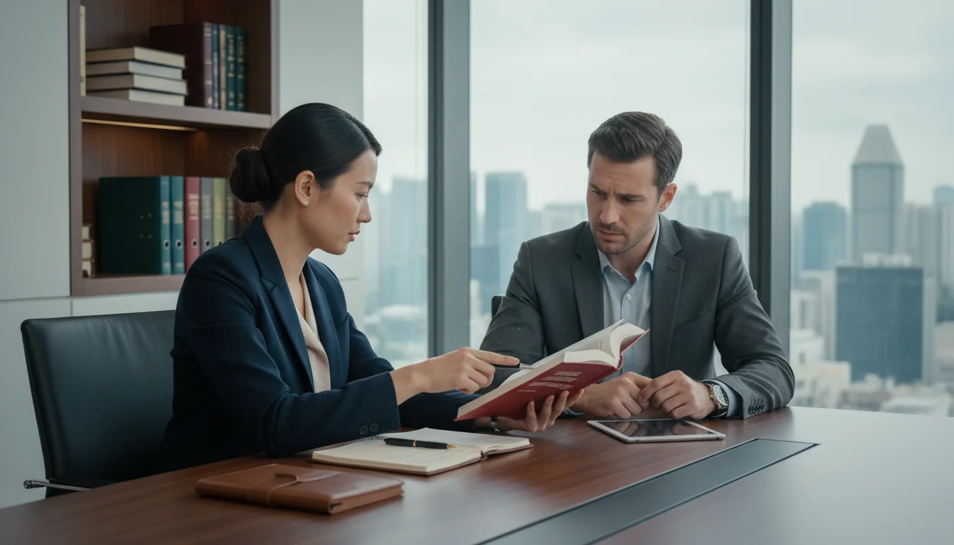 Legal advisor consulting on whistleblowing