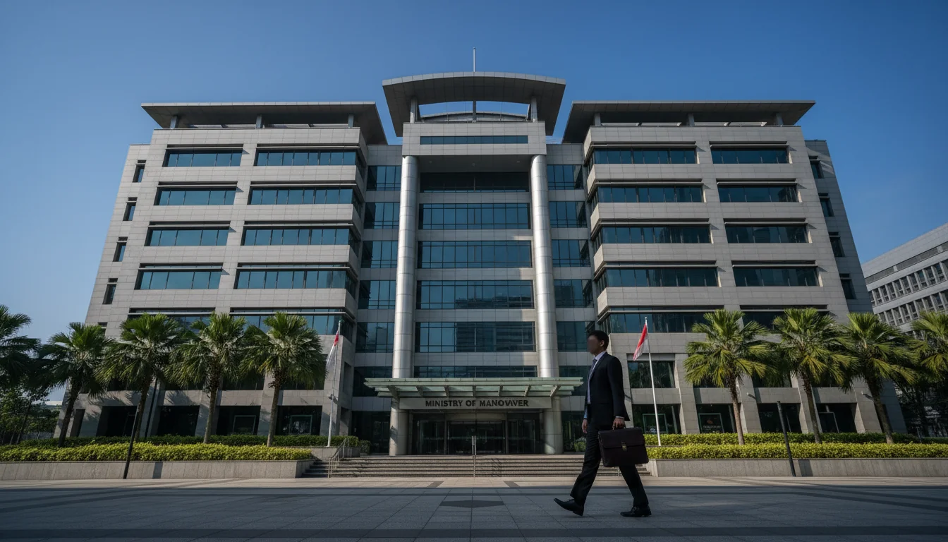 Singapore government building for reports