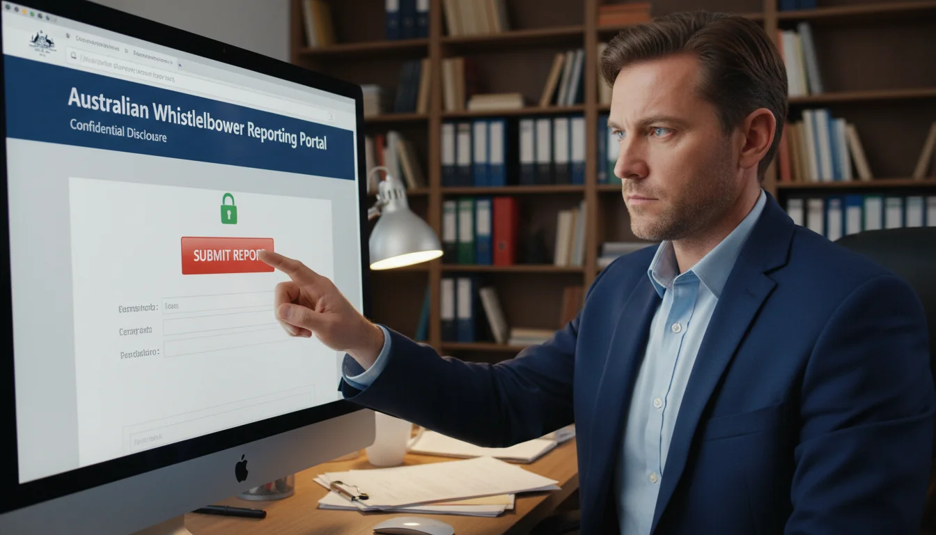 Submitting report to authority