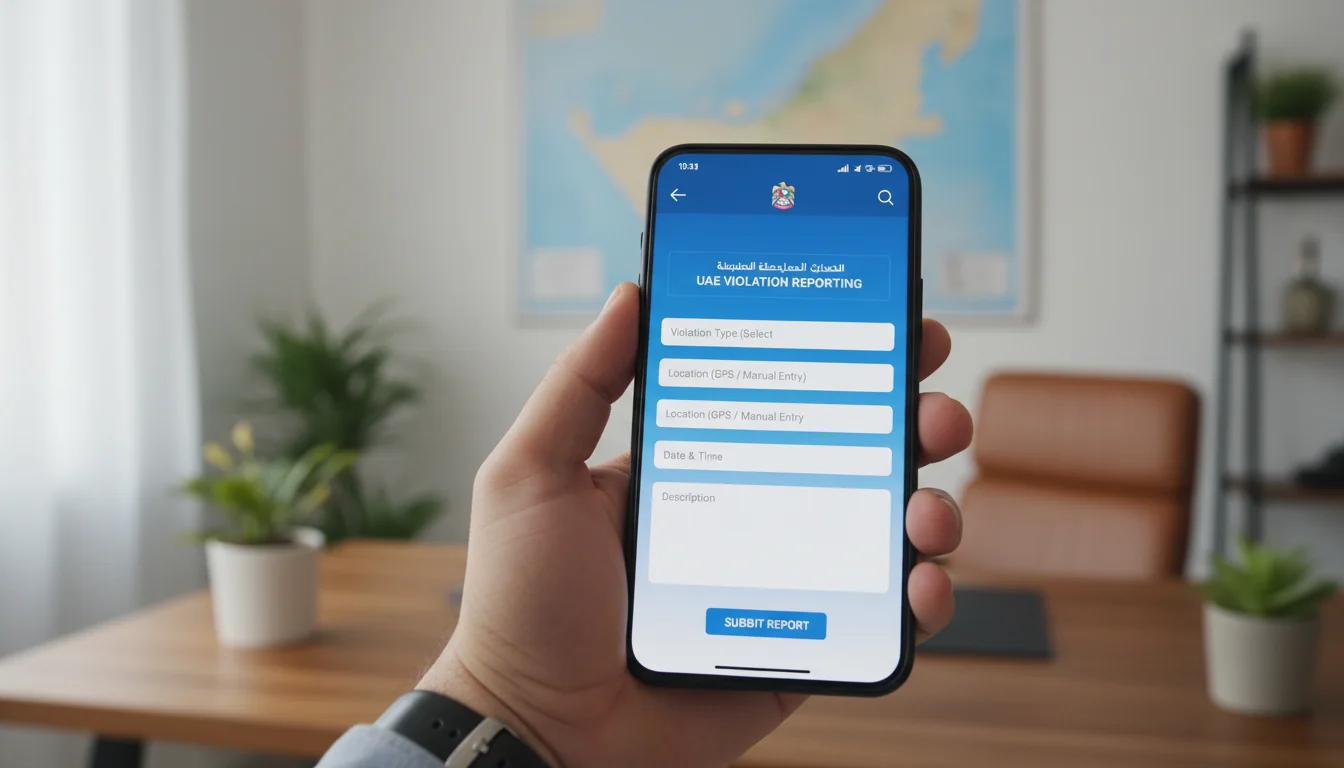 Secure digital platform for violations reporting
