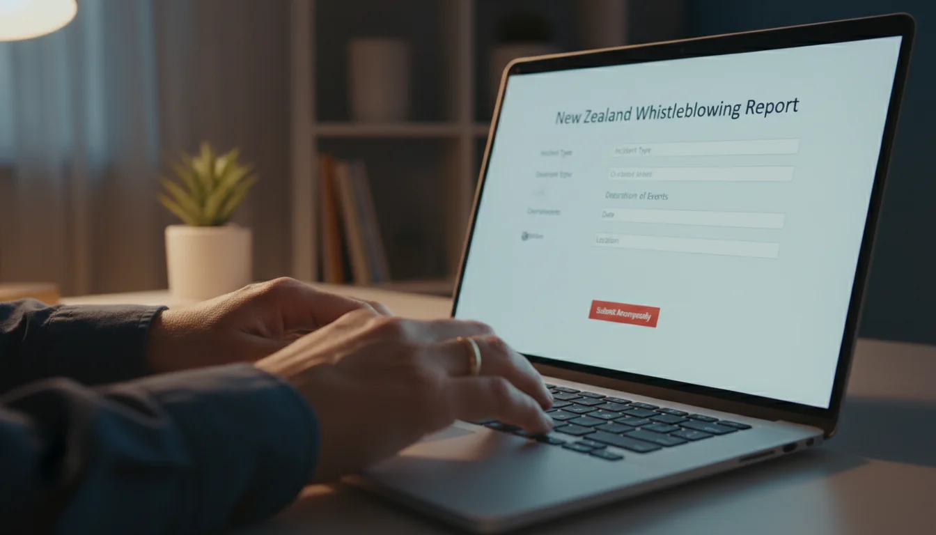 Reporting incident anonymously