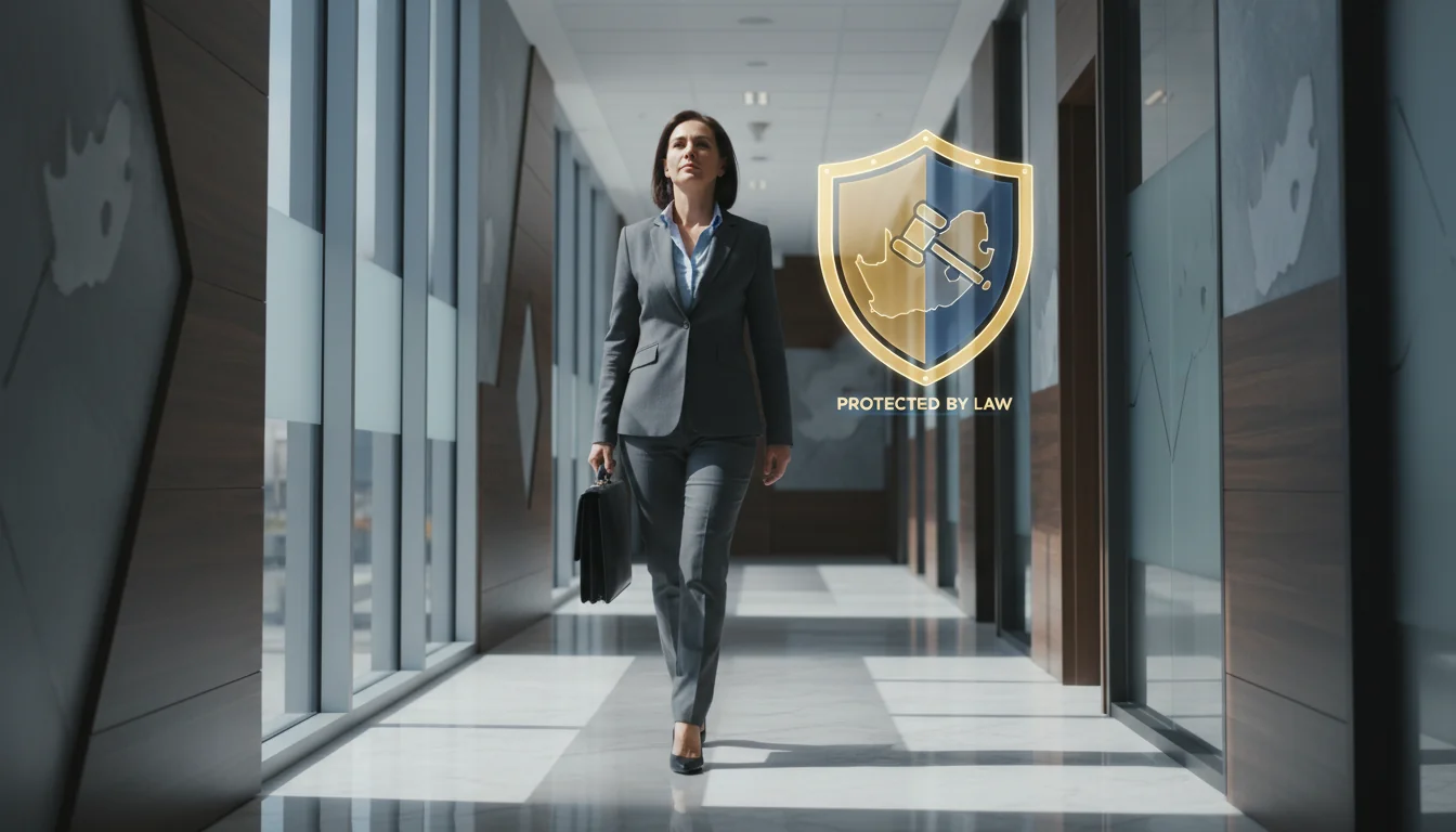 Protected whistleblower in safe environment